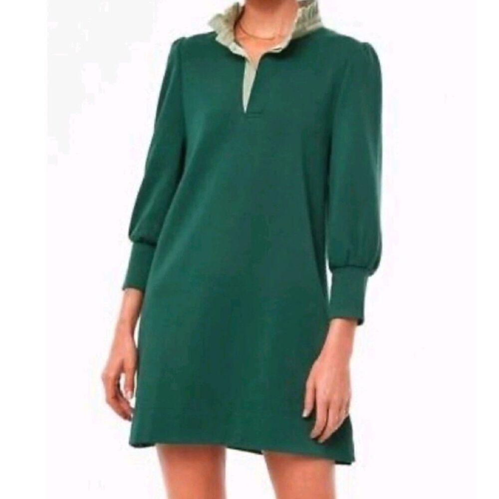 TUCKERNUCK POMANDER PLACE Charlotte Terry Polo Dress Preppy Mod Sporty Large